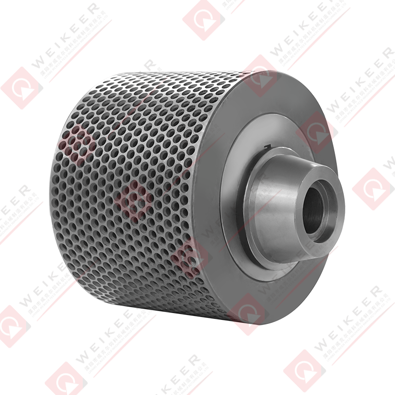 Rouleau à granulés en acier à roulement alvéolé Rouleau à granulés en acier à roulement alvéolé